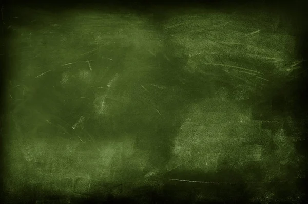 Chalk Rubbed Out Green Chalkboard Background — Stock Photo, Image