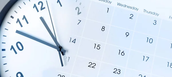 Cara Del Reloj Calendario Compuesto Imágenes De Stock Sin Royalties Gratis