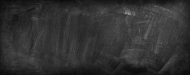 Tahta arka planda tebeşir temizlendi