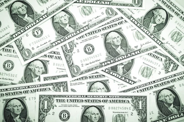 Amerikan dolarlarının yakın plan çekimleri