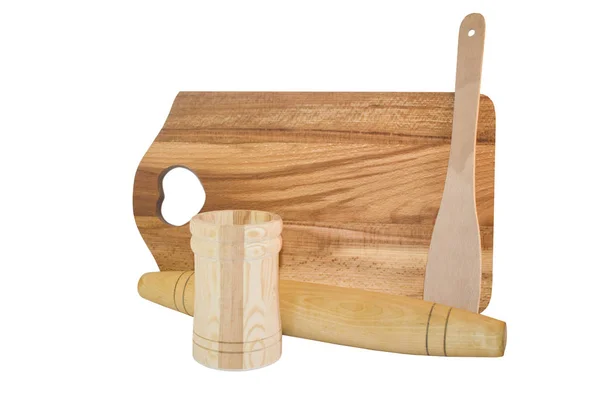 Utensilios domésticos de madera — Foto de Stock