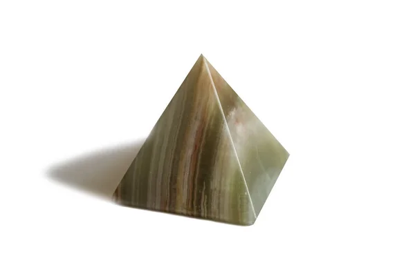Pirâmide de pedra natural ônix — Fotografia de Stock