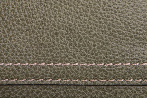 Texture cuir vert gros plan — Photo