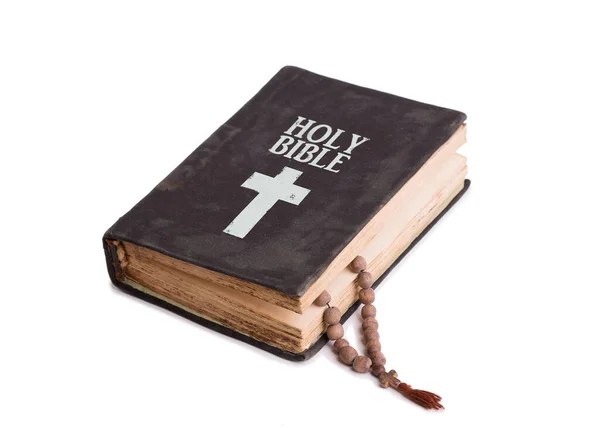 Holy bible isolate on white background. — Stock Photo, Image