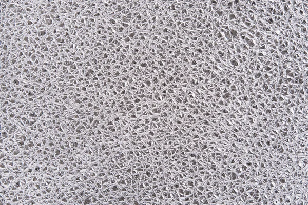 Silver textured leather close-up — Stock Photo, Image