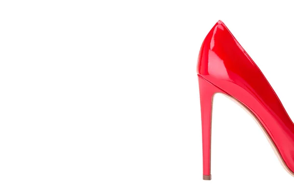 Zapatos de tacón alto rojo — Foto de Stock