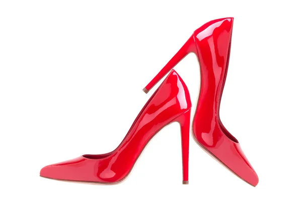 Ένα ζευγάρι κόκκινα παπούτσια. Βερμούδα. — Φωτογραφία Αρχείου