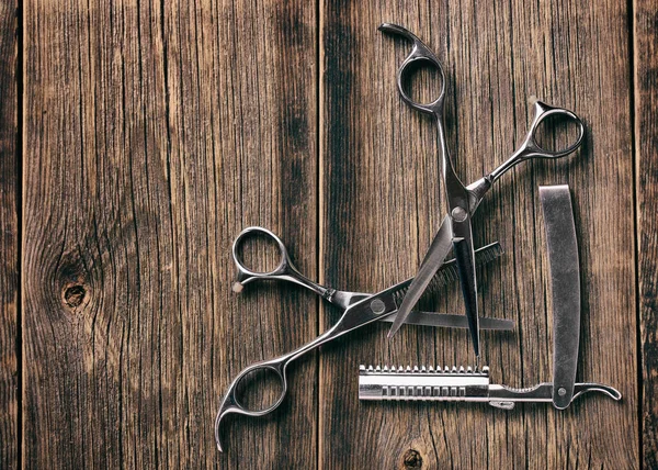 Friseurwerkzeuge. — Stockfoto