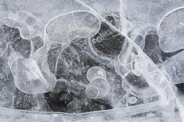 Úžasná abstraktní kresba zamrzlé vody. — Stock fotografie