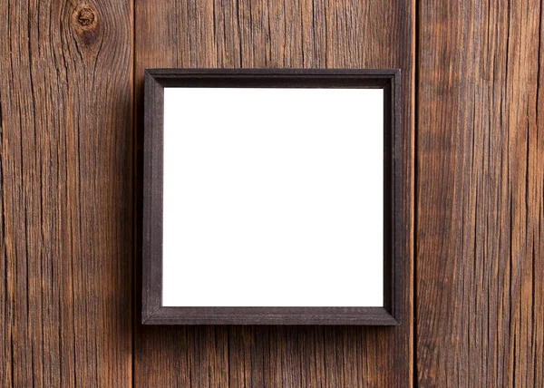 Photo Frame Wooden Wall — Stock Photo, Image