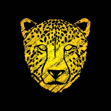 Cheetah yüz Önden Görünüm