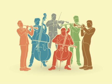 Orkestra oyuncu grafik