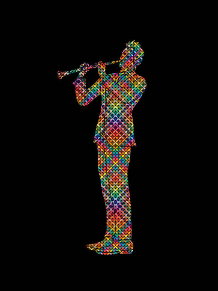 Clarinet Player Graphic