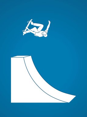 Kaykaycı yüksek atlama 