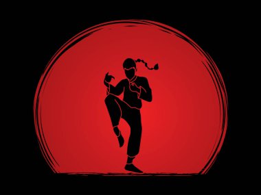 Kung Fu aksiyon Dövüş