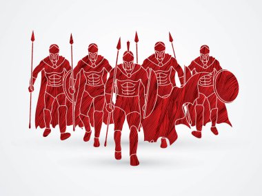 Spartalı savaşçı gurup