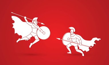 Spartalı savaşçı mücadele