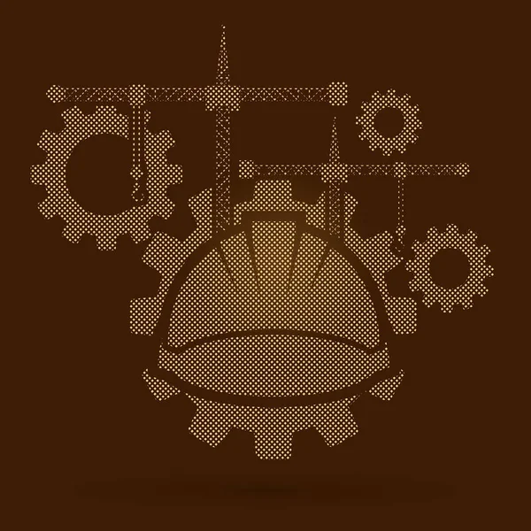 Construcción icono de la industria de construcción — Vector de stock