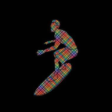 Sörf grafik vektör