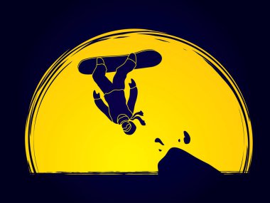 Snowboard atlama grafiği