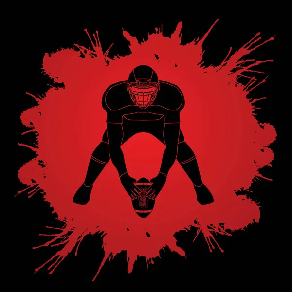 American Football graphique — Image vectorielle