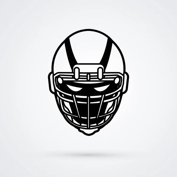 Casque de football américain — Image vectorielle