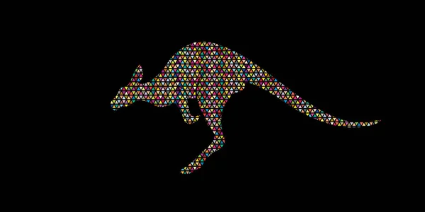 Kangur kształt graficzny — Wektor stockowy