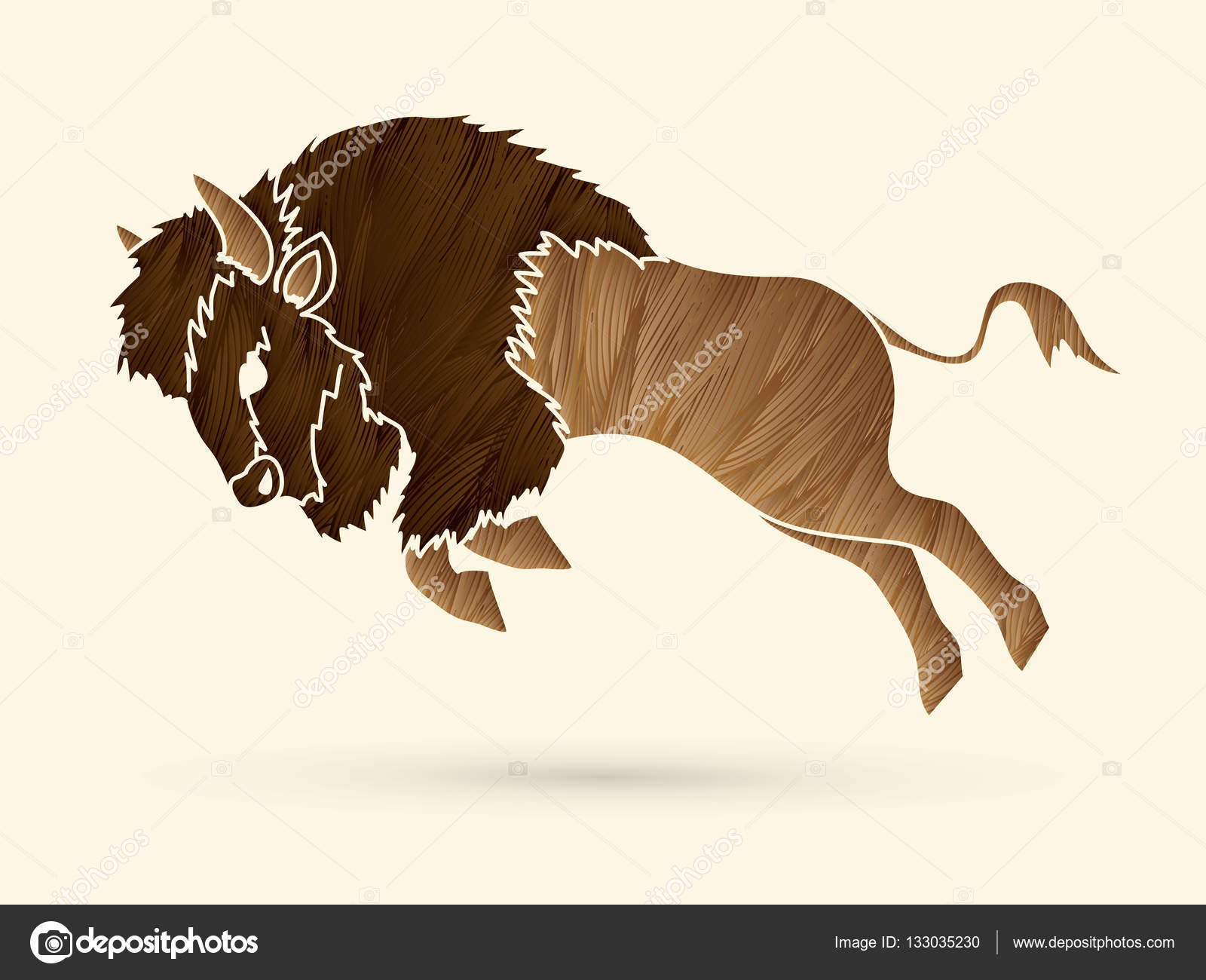 Featured image of post Running Buffalo Silhouette Download and use them in your website document or buffalo black and white