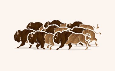 Grup çalışan Buffalo
