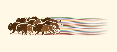 Grup çalışan Buffalo