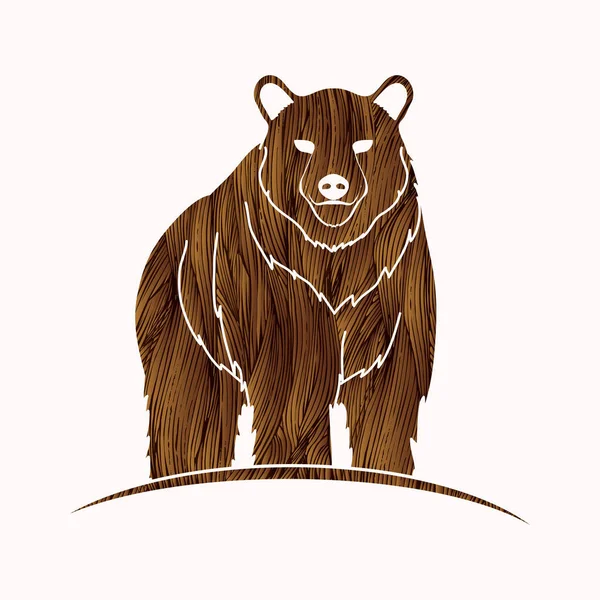 Вектор медведя . — стоковый вектор