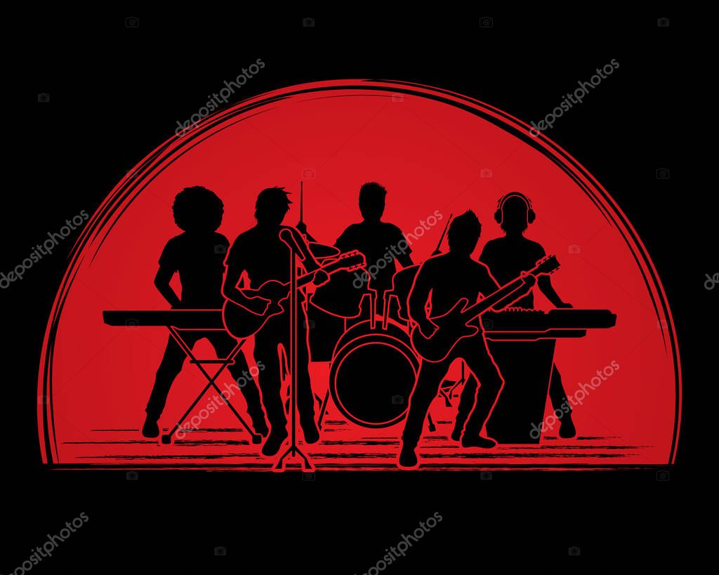 Music Bands graphic vector