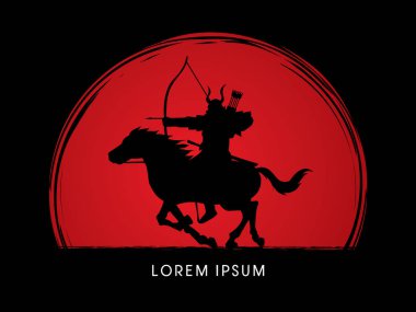 Samuray savaşçı fiyonklu, At Binme