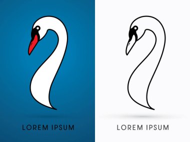 Baş kuğu yan görünüm