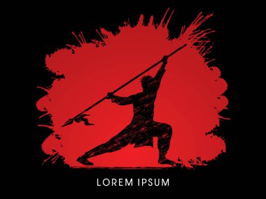 Kung Fu, Wushu mızrak poza sahip