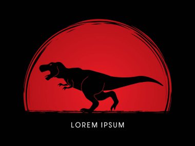 T rex dinozor vektör