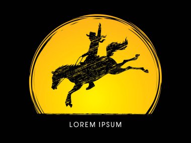Kovboy at ıkınma üzerinde