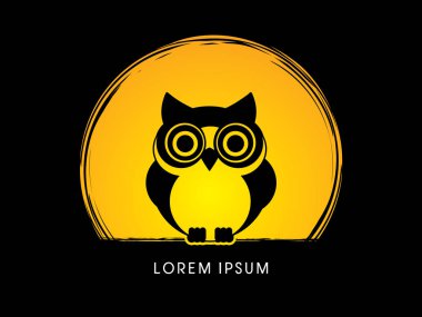 Baykuş grafik vektör.