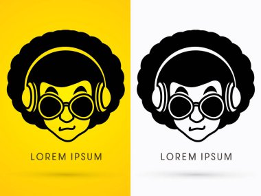 Afro Merkez gözlük ve kulaklık