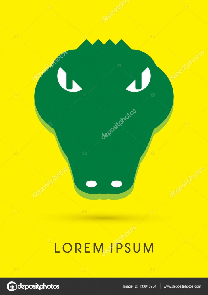 Crocodile Face Front View Vector Image By C Sila5775 Vector Stock