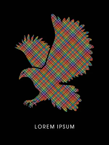 Орел літаючих вектор . — стоковий вектор