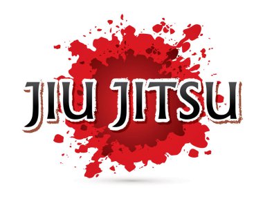 Jiu Jitsu font text clipart