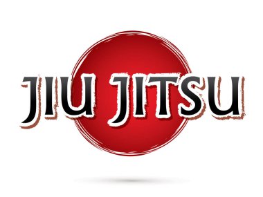 Jiu Jitsu font text  clipart