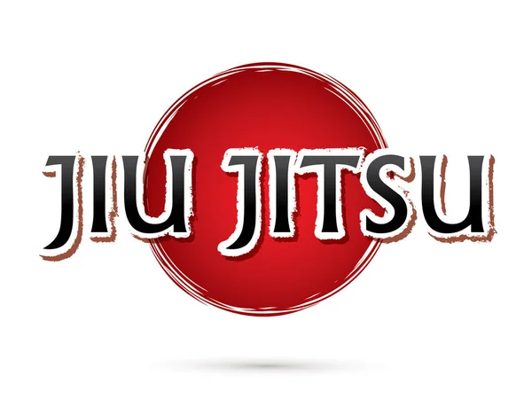 Jiu Jitsu teckensnitt — Stock vektor