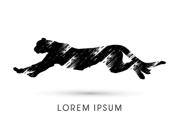 Siluet Cheetah, panter