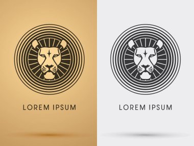 Aslan kafa simgesi 
