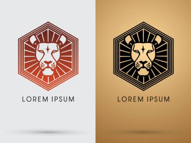 Aslan kafa simgesi 