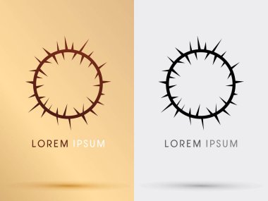 İsa'nın taç vektör.