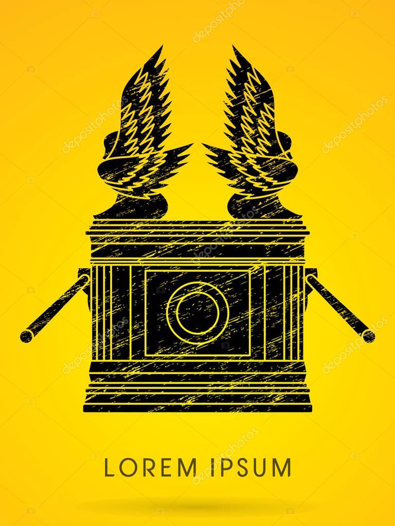 Ark of the Covenant graphic vector.