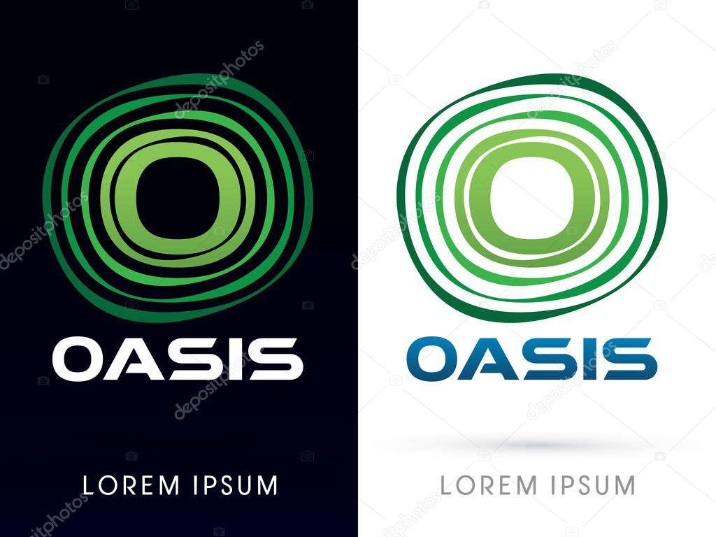 Oasis Font, typography graphic vector.